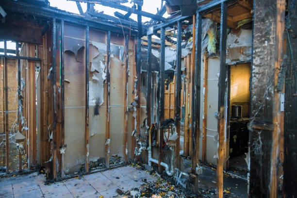 Professional Fire Damage Repair technician working in Riverside, NJ